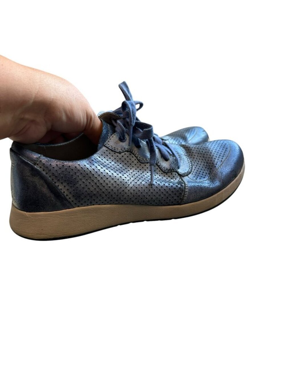 Dansko Christina Perforated Walking Shoes Sneakers Womens Size 8-8.5 US Leather